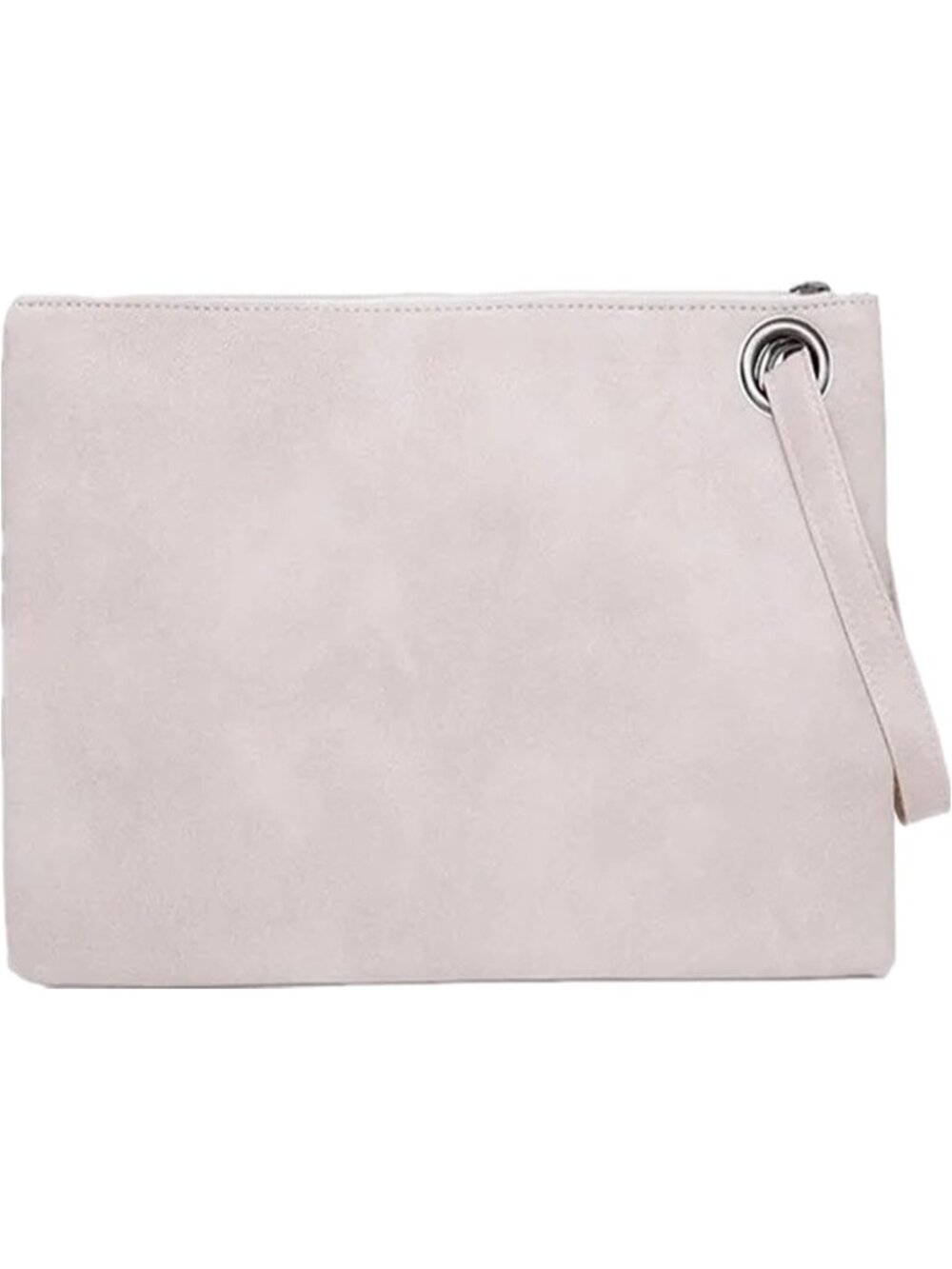 Women’s Beige Grey Wristlet Clutch Wedding Handbags Purse Party Evening Bag